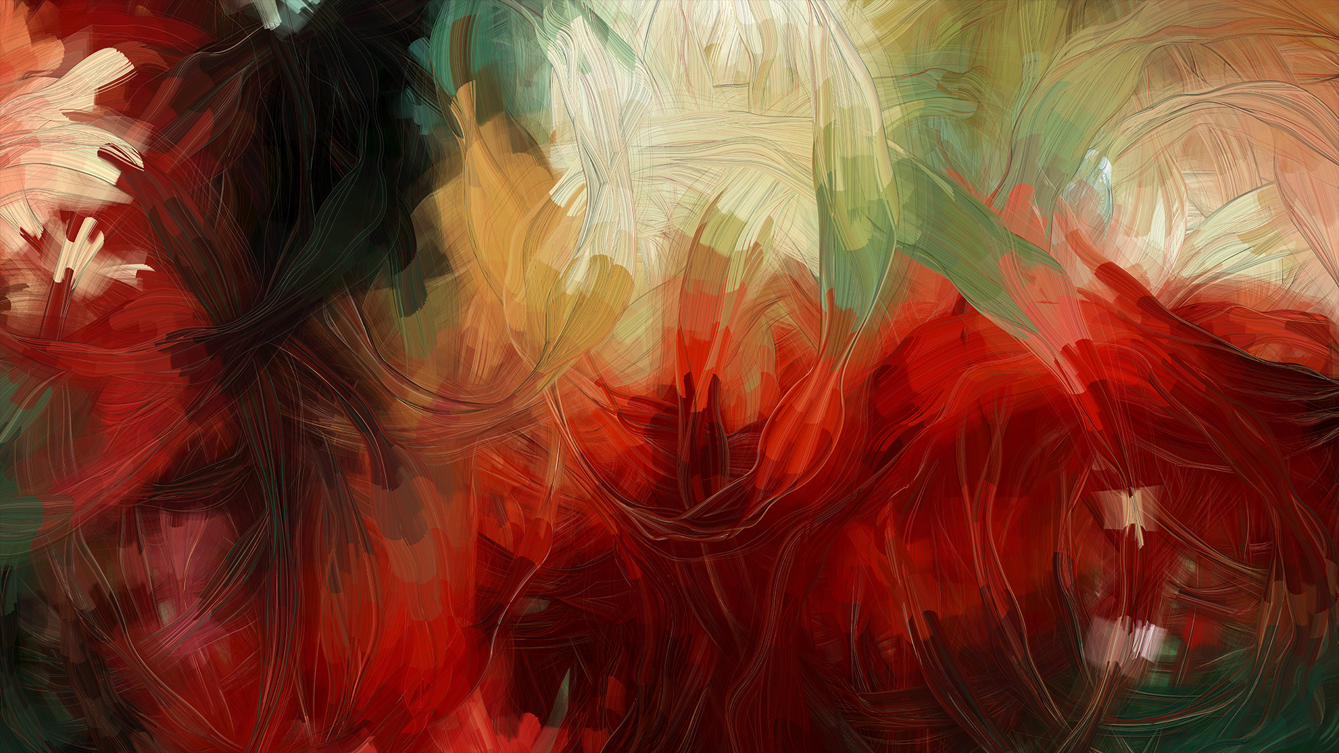 Festői absztrakt banner